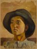 1901 - Ritratto di giovane con cappello